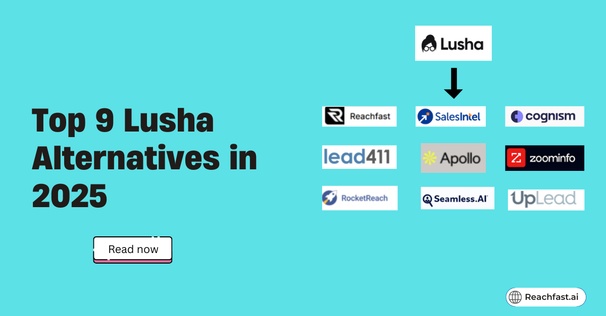 top 9 lusha alternatives